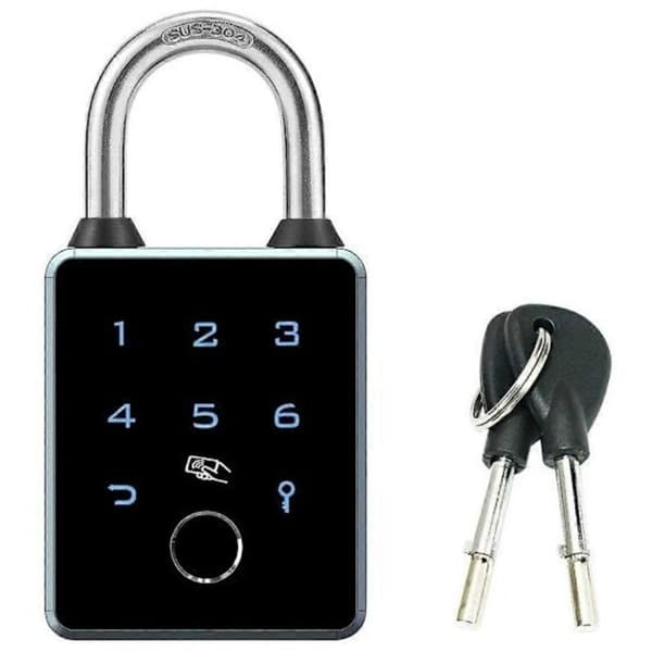 TTLOCK Smart hänglås. App-kontrollerat. Vattentätt. Lösenord. RFID-smartkort