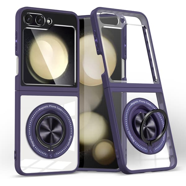 Z FLIP8 Droppskyddsfodral (Lila) för Samsung-telefoner