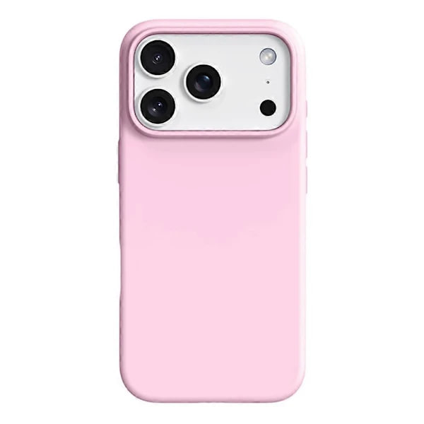 iPhone 16 mobilskal, reptåligt, med kameraskydd, rosa.