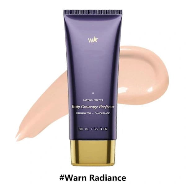 Kroppstäckande Perfector Vattentät Ben- och Kroppsmakeup - Tatueringstäckande Makeup - Ljus Naturlig - 100 ml Varm Lyster