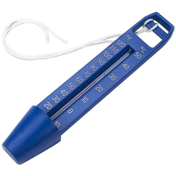 Termometrar. Vattentemperatur. Termometer. Pooltermometer med dragsko. Hållbar för inomhus- och utomhusbruk. Liten.
