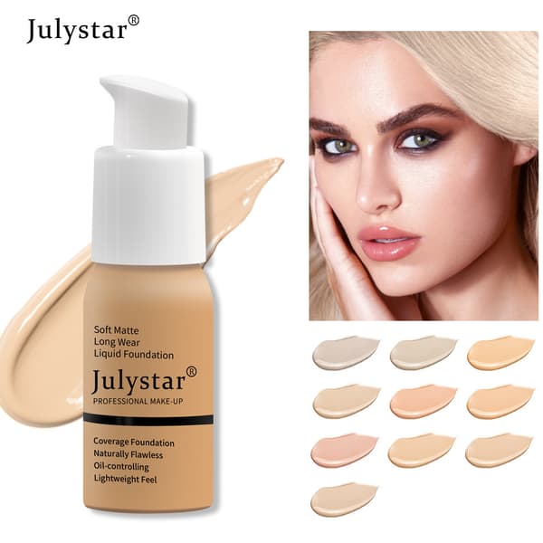 Julystar Foundation Cream Foundation (2 st)