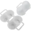 Äggförvaring 2-pack 2-fack, Praktisk äggförvaring - Bärbar, PP-material, för picknick och simning