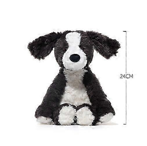 Pluto svart hundplyschleksak, barngåva, 24 cm