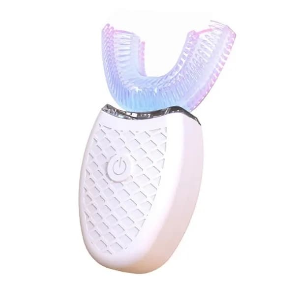 Automatisk eltandborste med UV-ljus, vit