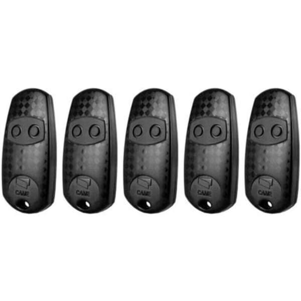 Förpackning med 5 original Came TOP432EE fjärrkontroller - Fast kodfrekvens 433,92 MHz