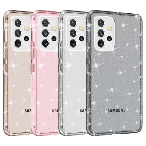 Ett telefonfodral för Samsung Galaxy S25, som ger allsidigt skydd (guld).