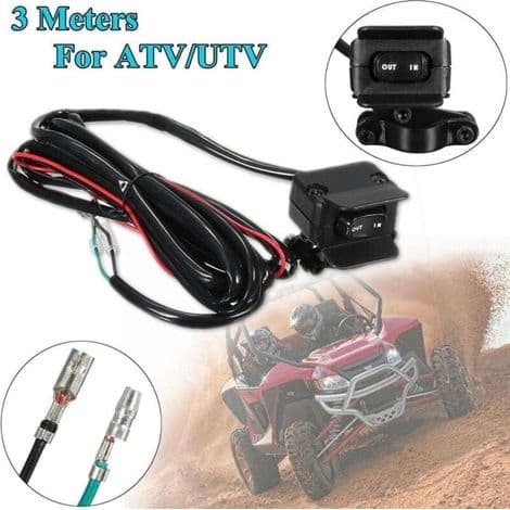 ATV Motorcykel Vinsch Vippströmbrytare Styrkontroll Instrumentledning