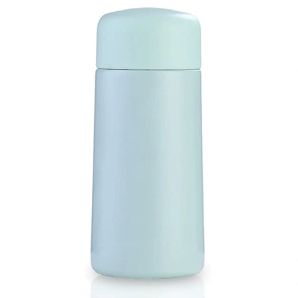 Praktisk 100 Mini Liten Söt Termos Bärbar Damkopp Bärbar Liten Isoleringsvattenkopp blå 150ML