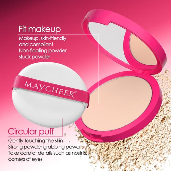 Oljekontrollerande ansiktspuder, daglig makeup-kosmetika (CG04)