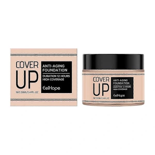 Lysande återfuktande foundation/concealer - Långvarig, slät finish, 50ml