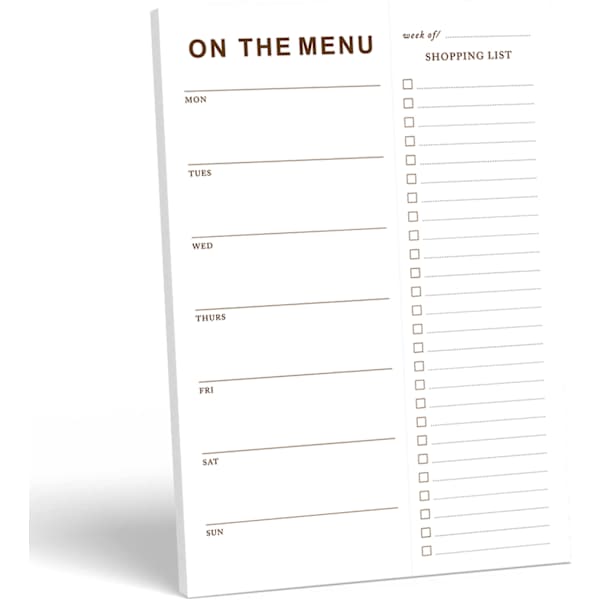 Magnetiskt anteckningsblock - PZ021 Minimalistisk dietplan