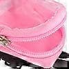 Miniryggsäck Dockryggsäck Docktillbehör Ryggsäck Rosa med Dragkedja
