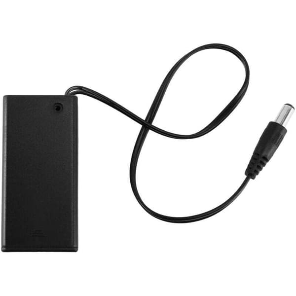 DC 9V PP3 Batterihållare ON/OFF-omkopplare + 2,1 mm-kontakt