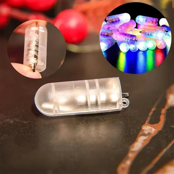 30-pack LED ballonglampor, batteridrivna, varmvita mini LED-lampor