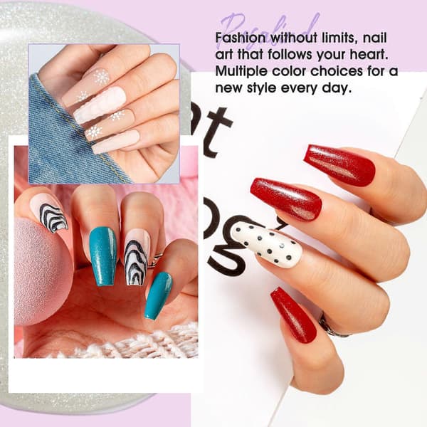 Nagellackset, 20+4 delar Klassiskt set lämpligt för alla årstider Soak Off Nagellackskit Nagelsalongset Presenter för kvinnor
