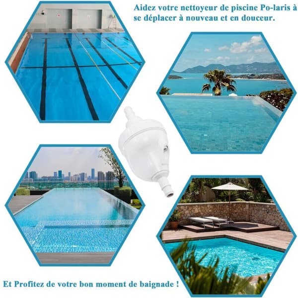 Nödbackventilbyte för Polaris 180, 280, 380, 480, 3900 och Zodiac G52