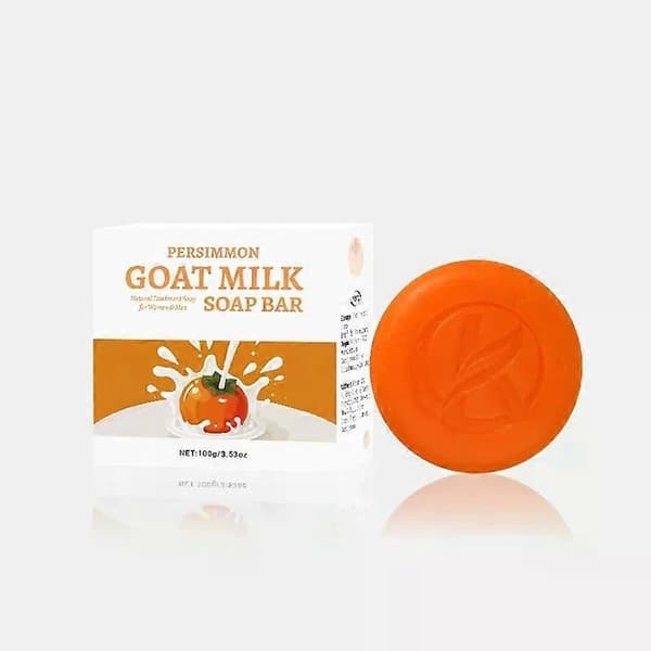 Kaki Getmjölkstvål - Deodoriserad Kaki Getmjölkstvål - 100g Kakitvål