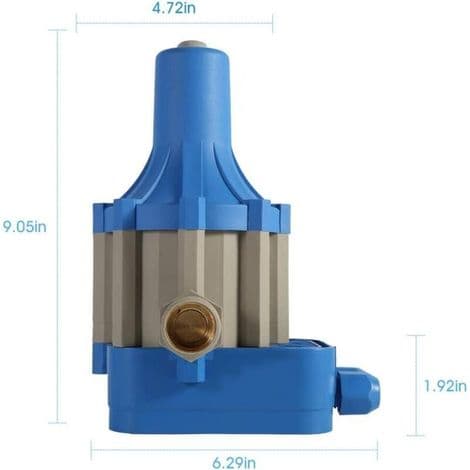 220V 50/60HZ Vattenpump Tryckregulator med Elektronisk Strömbrytare. Maximal Pumpeffekt 1.1KW