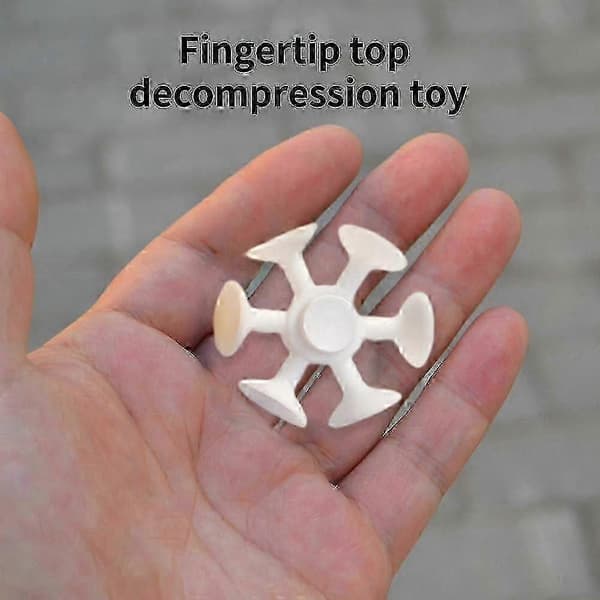 Fidget Spinner med sugkoppsbas: Roterbar och deformationsbeständig – perfekt för stresslindring och som barnleksak