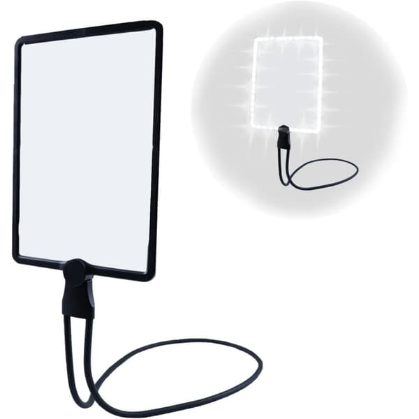 5X handsfree förstoringsglas med 50° LED-belysning.