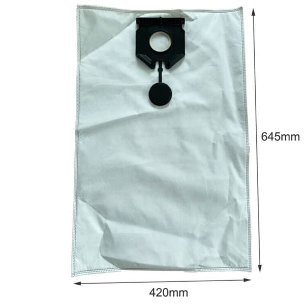 5-pack dammsugarpåsar för Karcher 2.889-154.0 NT 30/1 30L Bluedeer Dammsugarpåse