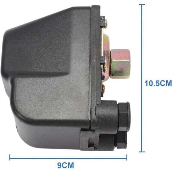 AIPERQ Vattenpump Tryckbrytare 1.0-5.0bar Vattenpump Tryckkontrollbrytare G3/8\" Gränssnittsgänga