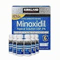 Kirkland 5% Minoxidil Anti-Håravfallsspray 6 x 60 ml (Unisex)