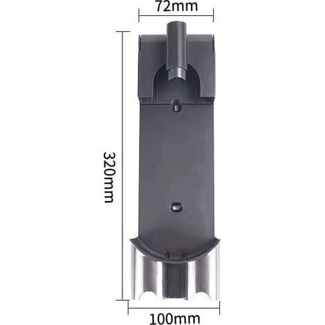 Hängande, perforerad laddningsstation, kompatibel med Dyson V7 V8 dammsugare