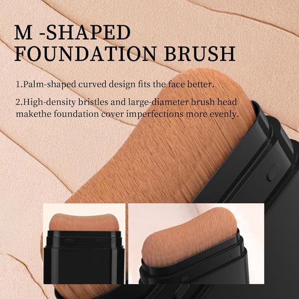 O'CHEAL Concealer Foundation Stick med borstspets, naturlig nyans