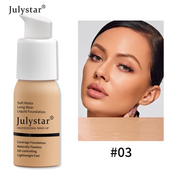 Julystar Foundation Cream Foundation (3 st)