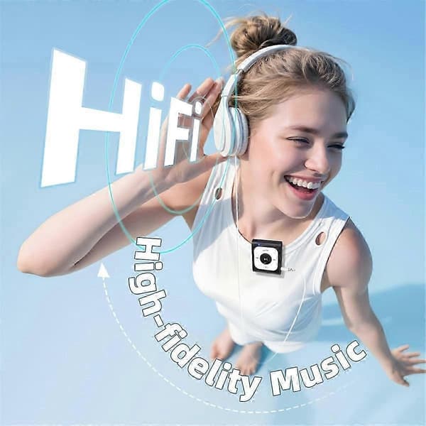 Unik 32GB MP3-spelare med klämma och Bluetooth – Officiellt standardpaket
