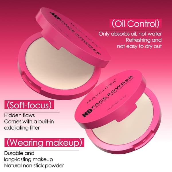 LAMUSELAND Oil-Control Facial Setting Powder, sminkpuder för daglig makeup (CG05)