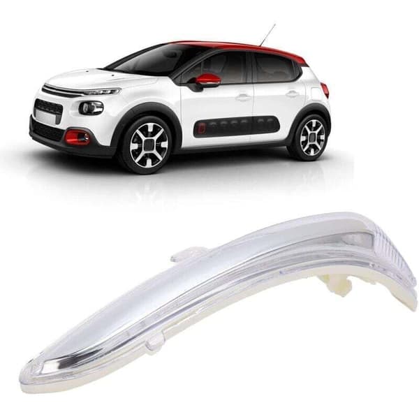 Vänster sidospegelindikatorskydd för Citroën C3 C4 Peugeot 208 2008 9814464880 9814464680 9814464780 98144649