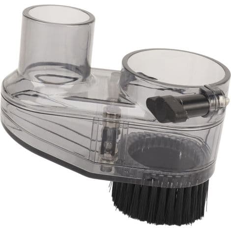 52 mm dammuppsamlare för CNC-fräsar. Transparent CNC-dammuppsamlare med slang (38 mm diameter).