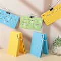 Flashcards, 500 färgade indexkort/studiekort, med 5 bindningsringar, kraftpappersbaksida, linjerade.