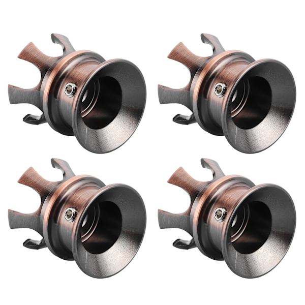 4 kpl Moottorin ruuvikorkit Suojukset Crown Styling Sopii XL883/Big Twin 1340 Evo/Twin Cam -malleihin Pronssi