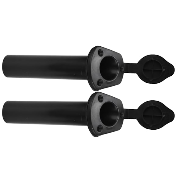 2 STK Innfelt fiskebåt Stangholder feste med lokk 44 mm Universal passform for kajakk kanoholder