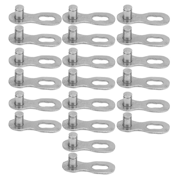 10 Par 11 Speed ​​Mountain Bike Chain Spänne Snabbkoppling Cykelkopplingslås Silver