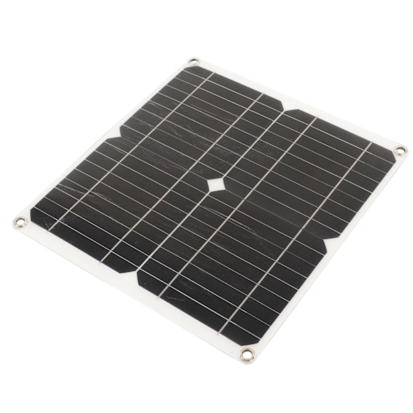 Solpanel Monokristallint kisel Vattentät Hög prestanda för RV Bil Båt Trailer 20W 18V 30A