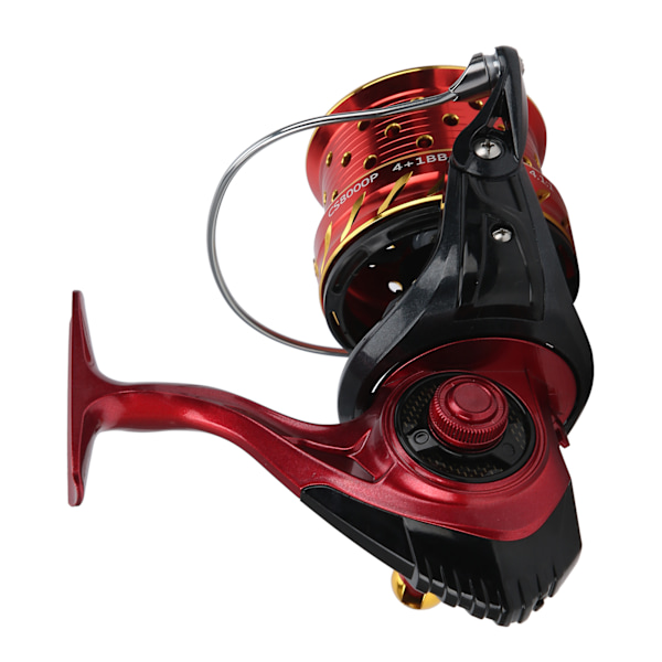 Metal Fishing Spinning Reel 4.1:1 Utväxlingsförhållande Höghastighets Carving Spool Fishing ReelCS8000