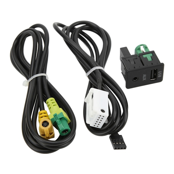 Bilstereo AUX-omkopplare USB-kabeladapter Ersättning för RCD510 RNS315 B6 B7 CC