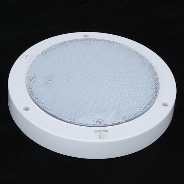 42 LED-er 12V 9W 840LM Høy lysstyrke rund taklampe for bilbåt Hjem Varmt hvitt lys