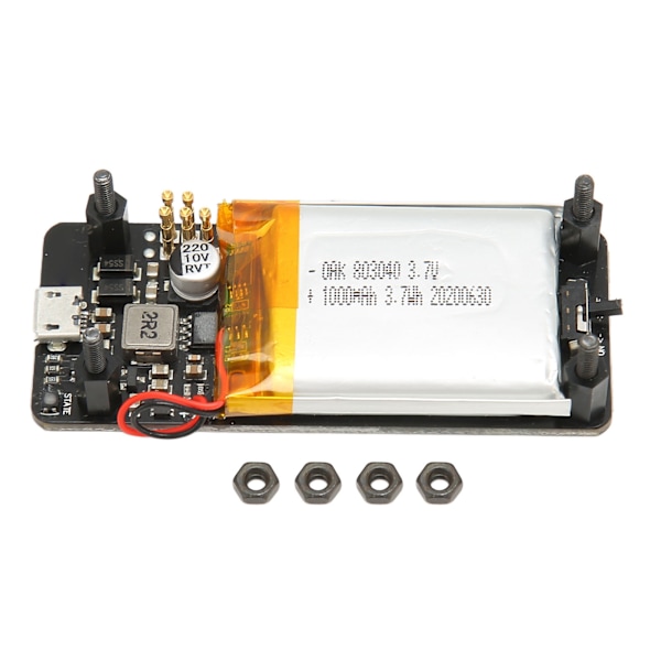 V1.2 UPS Power HAT Board 400mA Lading 1000mAh Batteri UPS Lite V1.2 UPS HAT Board for Raspberry Pi Zero