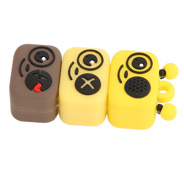 USB-muistitikku PVC-muovi, Piirretty Mehiläinen, USB 2.0, Nopea Liitäntä, Kannettava, Keltainen, 64 Gt