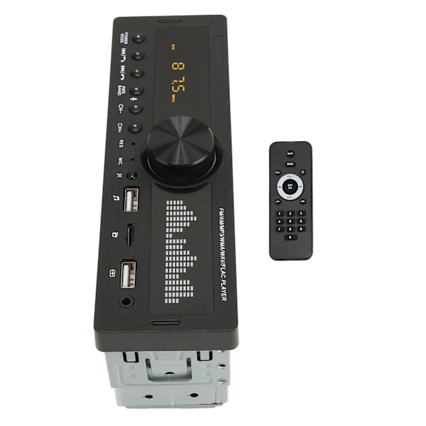 Kaksois-USB-auton stereokaiutin Bluetooth-käyttöinen handsfree FM 87,5 MHz - 108 MHz auton soitin tukee MP3 WMA WAV FLAC APE