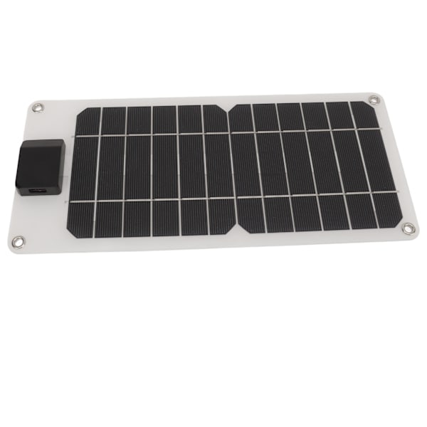 Solpanelssats 8W 5V USB-utgång Vattentät stöttålig monokristallin solpanel för bilbåtssläp RV