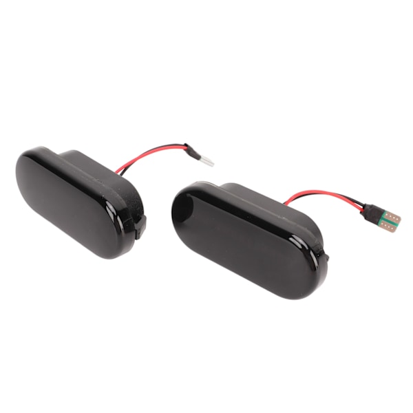 1 par LED Side Marker Lys Svart Vanntett Høy Lysstyrke Side Marker Lys Blinklysutskifting for Bil