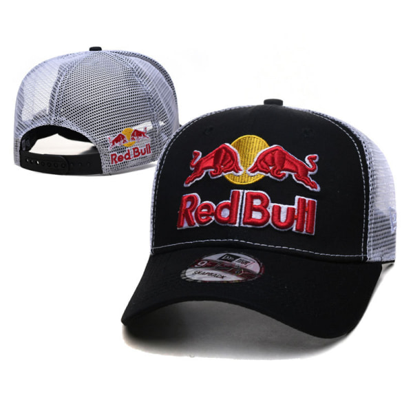 F1 Red Bull Racing Red Bull Hat Baseball Cap Miesten Brodeerattu Urheilu Kupoli Hip-Hop Hattu Suosittu rullalautailumatkailu Ulkoilu Urheiluhattu One Size-Y