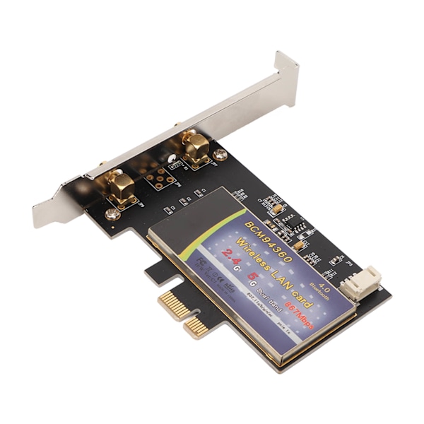 PCI E Nettverkskort BCM94360 1200Mbps PCB Material Datamaskin WiFi Adapter for Win 10 for OS X System